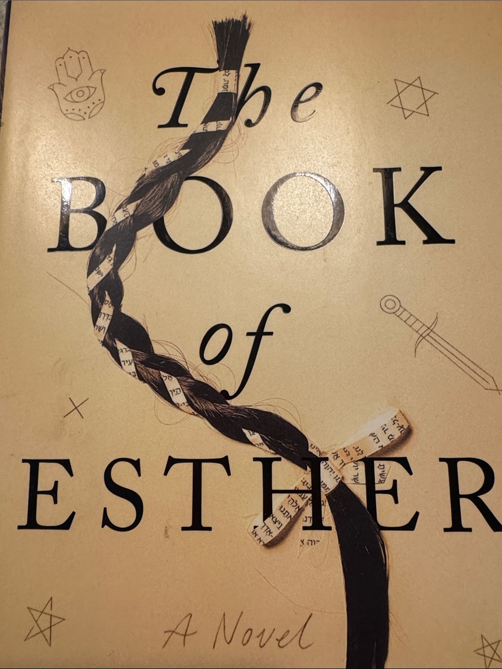 The Book of Esther Novel - first edition Cream Cover looks new